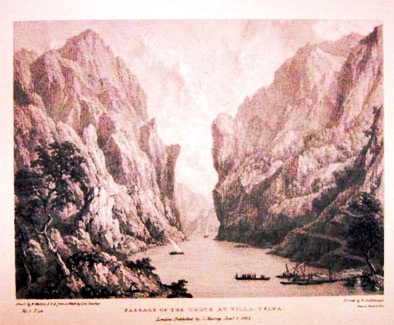 Passage of the Tagus at Villa-Velha (Westall, 1823)